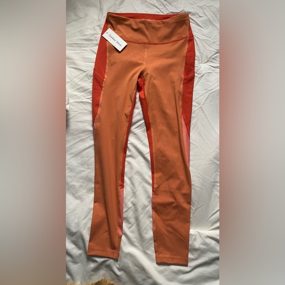 Outdoor Voices Leggings 2 Pocket Phone- orange - Picture 4 of 4